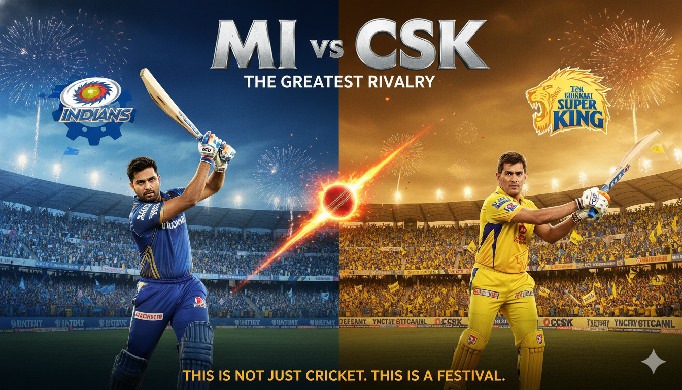 MI vs CSK: The Ultimate Battle of IPL Kings